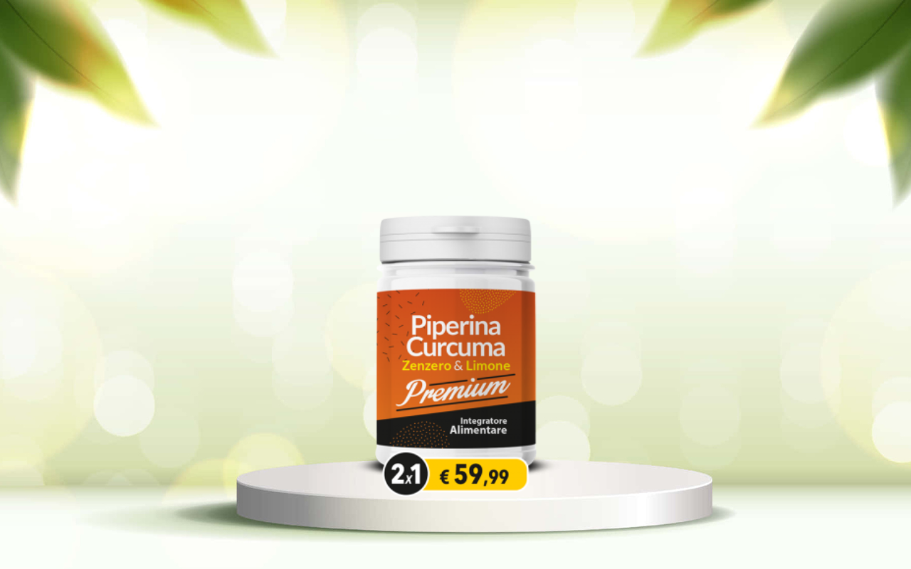 Prova piperina e curcuma premium per depurare l’intestino e dimagrire subito